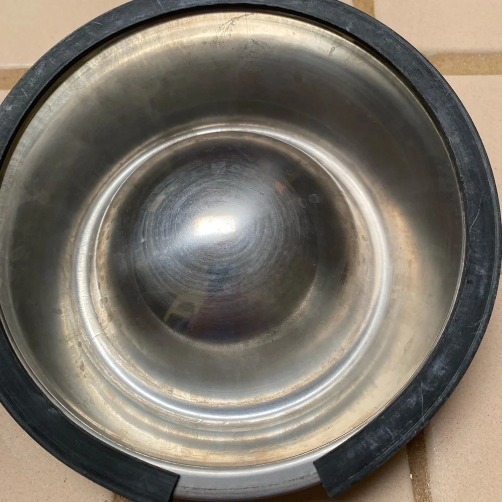 Stainless Steel Slanted Pet Bowl…perfect for a small or older dog.